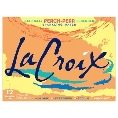 Lacroix Spk Wtr Pch/Pear 2/12/12OZ [UNFI #37664]