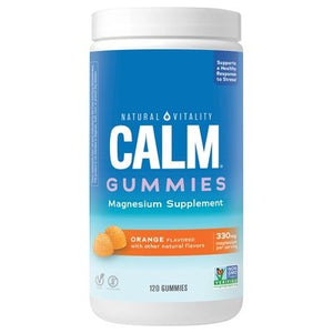 Natural Vitality Gummies,Orange Flavor 120 CT [UNFI #64279] T