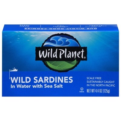 Wild Planet Sardines In Spring Water 12/4.4 OZ [UNFI #63569]