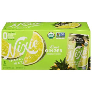 OG2 Nixie Lime Ginger Sparkling Wtr 3/8/12 OZ [UNFI #38873] T