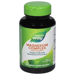 Nat Way Magnesium 500 Mg 100 CAP [UNFI #87694] T