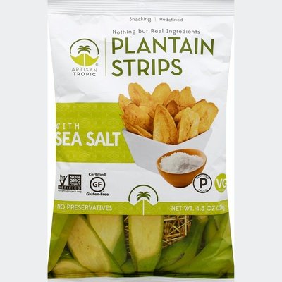 Artisan Tropic Sea Salt Plantain Strips 12/4.5 OZ [UNFI #64177]