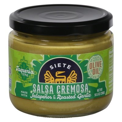 Siete Salsa Cremosa Jalapeno 6/10.5 Oz [UNFI #65279]