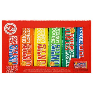 Tony`S Chocolonely Chocolate Bars,Rainbow Pack 8/6 CT [UNFI #41713]