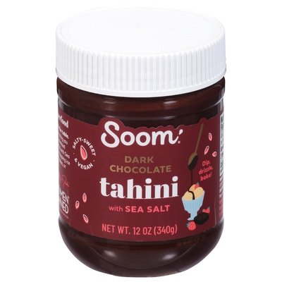 Soom Foods Dark Chocolate Sea Salt Spread 6/12 OZ [UNFI #00352]