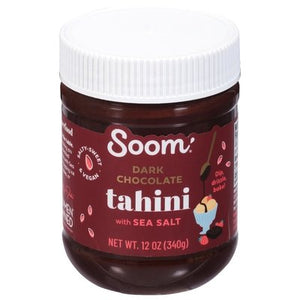 Soom Foods Dark Chocolate Sea Salt Spread 6/12 OZ [UNFI #00352]