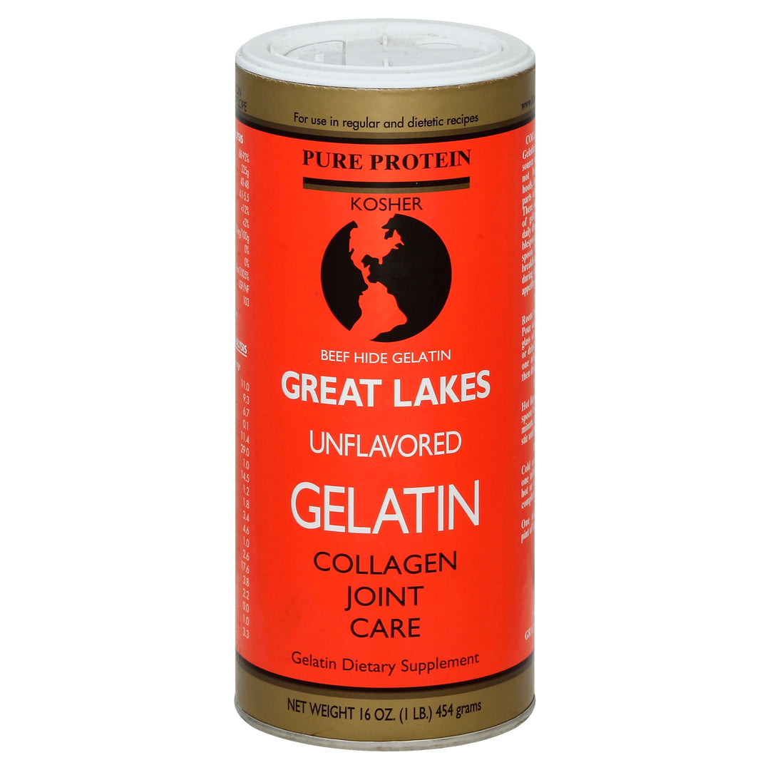 Great Lakes Wellness Culinary Gelatin Unflavored 16 Oz [UNFI #80936]