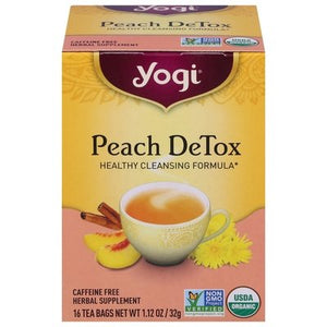 OG2 YOGi Tea De-tox Peach 6/16 BAG [UNFI #79699] T