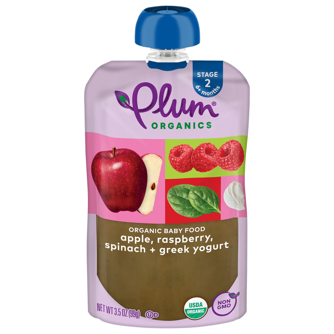 Plum Organics Aplraspspingrkyog 12/3.5 Oz [UNFI #27368]