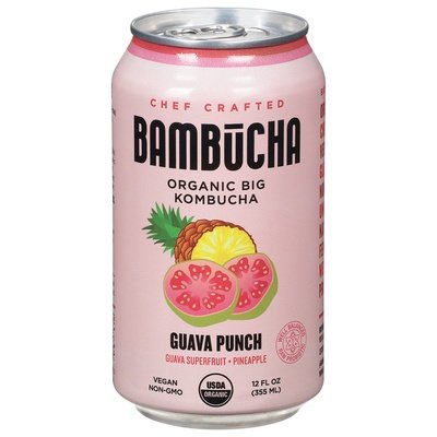 OG2 Bambucha Kombucha Guava Punch 12/12 OZ [UNFI #00708]