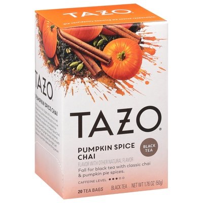 Tazo Pumpkin Spice Chai Tea 6/20 Ct [UNFI #11611]