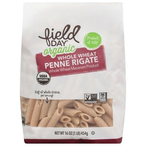 Field Day Penne Rigate Wholewheat Pasta 20/16 Oz [UNFI #50412]