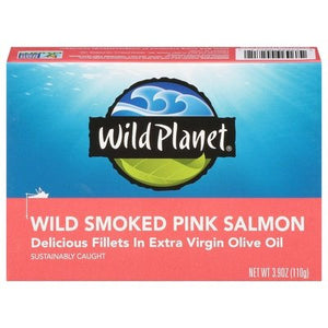 Wild Planet Wild Smoked Pink Salmon 12/3.9 Oz [UNFI #14057]