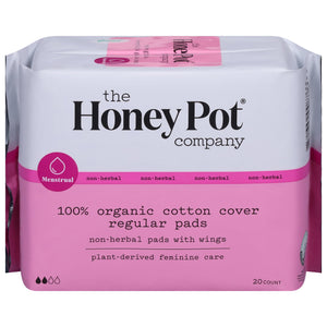 The Honey Pot Regular Menstrual Pads 20 Ct [UNFI #44093] T