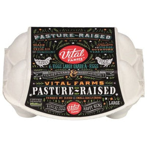 Vital Farms Pasture Raised Eggs Large 18/6 Ct [UNFI #87211]