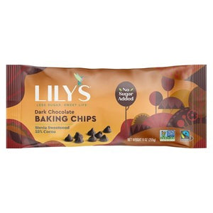 Lilys Dark Choco Stevia Swtnd Bakng Chip 12/9 OZ [UNFI #67596]