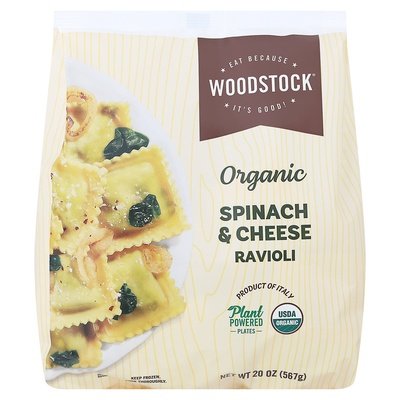 OG2 Woodstock Spinach & Cheese Ravioli 12/20 OZ [UNFI #04823]