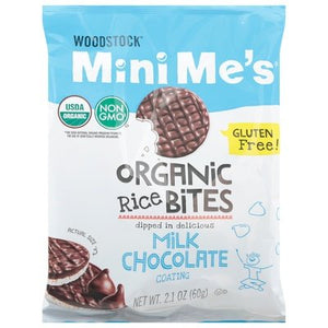 OG2 Woodstock Mini Mes Rice Bites, Milk Chocolate 8/2.1 Oz [UNFI #41173]