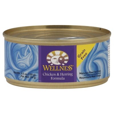 Wellness Chicken & Herring Cat Food 24/5.5 OZ [UNFI #61662] T