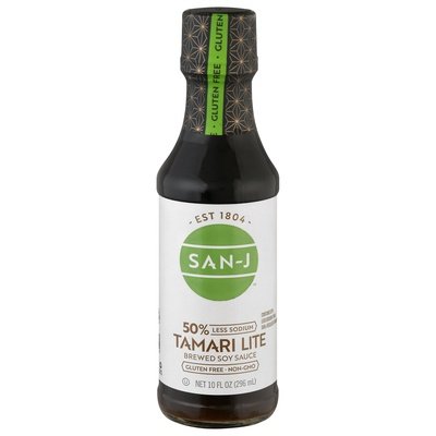 San-j Tamari Soy Sauce Lite 6/10 OZ [UNFI #39381]