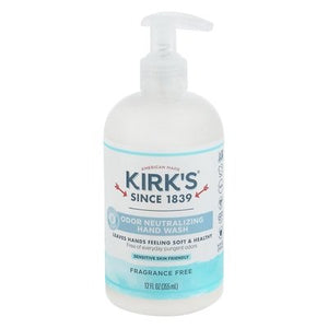 Kirk`S Hand Soap Fragrance Free 12 OZ [UNFI #14710] T