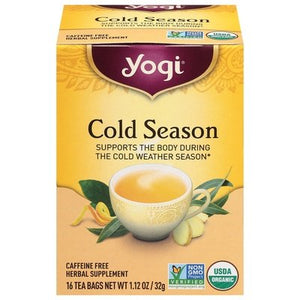 OG2 YOGi Tea Cold Season 6/16 BAG [UNFI #27039] T