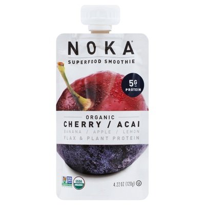 OG2 Noka Cherry Acai Superfood Smoothie 6/4.22 OZ [UNFI #32133]