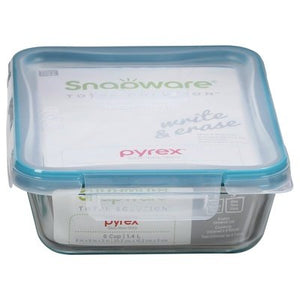 Snapware Glass 6 Cup Rectangle 2/1 Ct [UNFI #57925] T