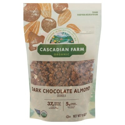 Cascadian Farm Dark Chocolate Almond Granola 4/11 Oz [UNFI #59069]