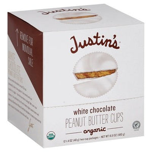 OG2 Justins Wht Choc Pnut Cups 12/1.4 OZ [UNFI #68257]