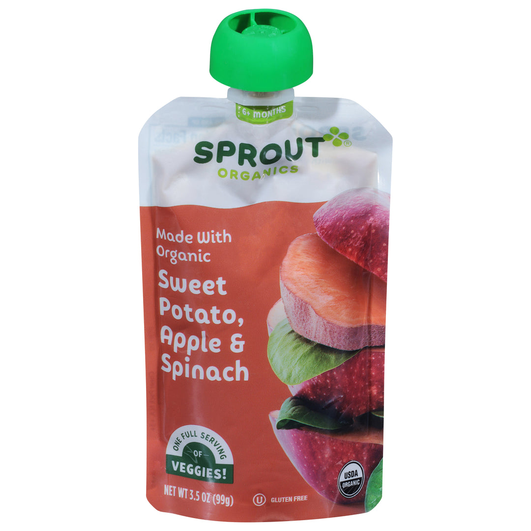 Sprout Sweet Potato/Apple/Spinach 12/3.5 Oz [UNFI #89935]