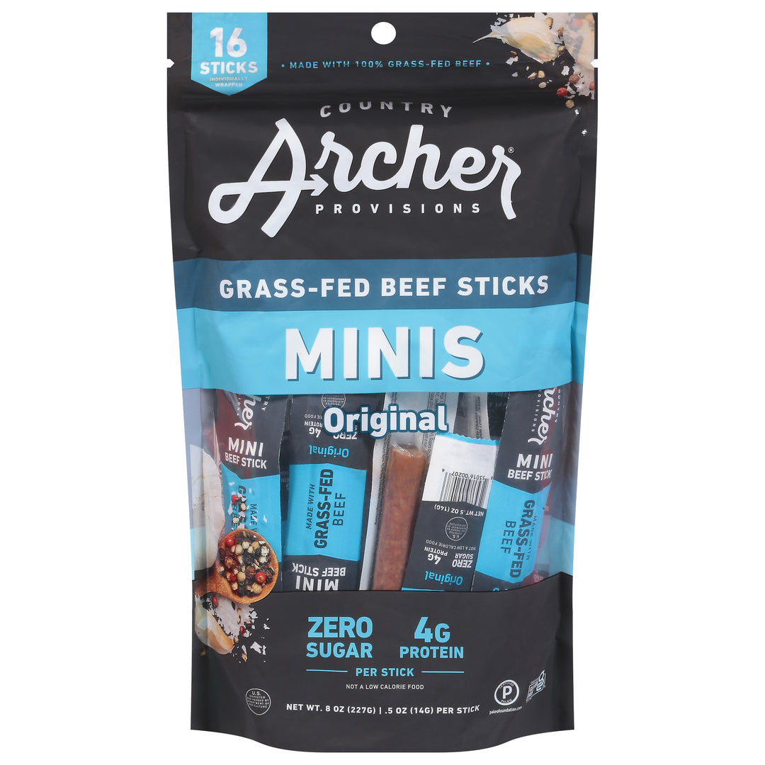 Country Archer Original Beef Stick Mini 6/8 Oz [UNFI #89052]