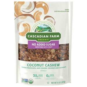 Cascadian Farm Coconut Cashew Granola 4/11 Oz [UNFI #59004]