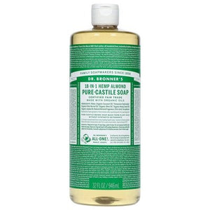 OG3 Dr Bronners Almond Pure Castile Soap 32 OZ [UNFI #55949] T