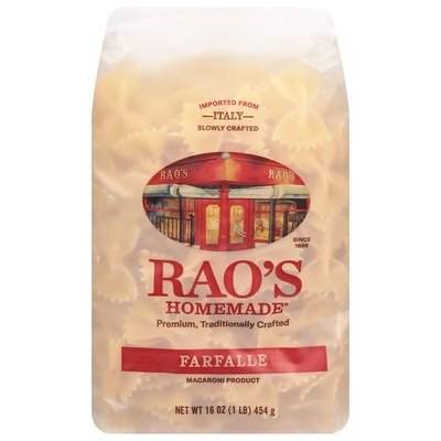 Raos Pasta Farfalle 6/16 OZ [UNFI #62147]