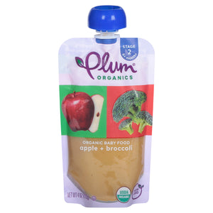 Plum Organics Apple/Broccoli 12/4 Oz [UNFI #29192]