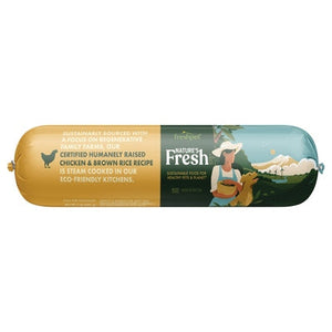 Natures Fresh Chicken & Brown Rice Dog Food Roll 8/2 Lb [UNFI #8768]