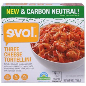 Evol Foods Three Cheese Tortellini 8/9 Oz [UNFI #61044]