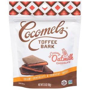 Cocomels Vegan Toffee Bark, Chocolate 6/3.5 Oz [UNFI #04689]