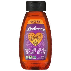 OG2 Wholesome Raw Unfilterd Honey Squeeze 6/16 OZ [UNFI #21984]