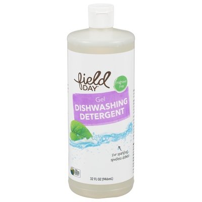 Field Day Gel Fragrance-Free Dishwashing Detergent 12/32 Oz [UNFI #31339]