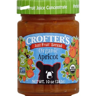 OG2 Crofters Just Fruit Spread Apricot 6/10 OZ [UNFI #63859]