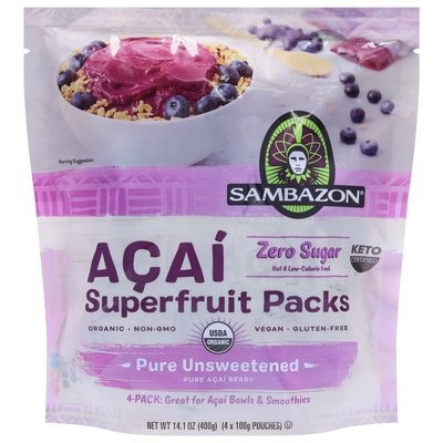 OG2 Sambazon Pure Acai, 4pk 10/4/100GRM [UNFI #66824]