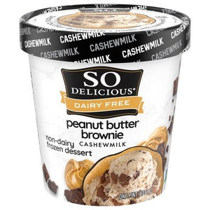 So Delicious Peanut Butter Brownie 8/PINT [UNFI #47322]