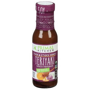 Primal Kitchen No Soy Honey Teriyaki Sauce 6/8.5 Oz [UNFI #44612]