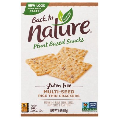 Back To Nature Multi Seed Cracker 12/4 OZ [UNFI #89563]