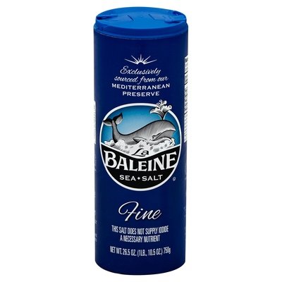 La Baleine Sea Salt Fine 12/26.5 OZ [UNFI #25660]