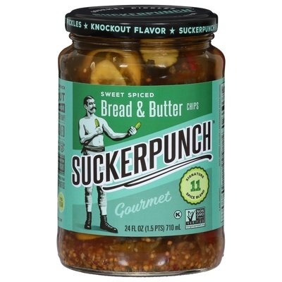 Suckerpunch Spcy Bread N Better Pickles 6/24 OZ [UNFI #17164]