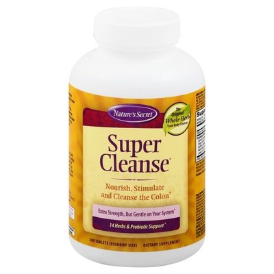 Nat Secret Super Cleanse 200 TAB [UNFI #70210] T
