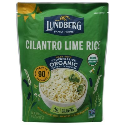 Lundberg Family Farms Cilantro Lime Rice 6/8 Oz [UNFI #48325]